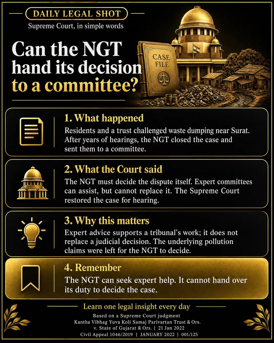 Legal flash card